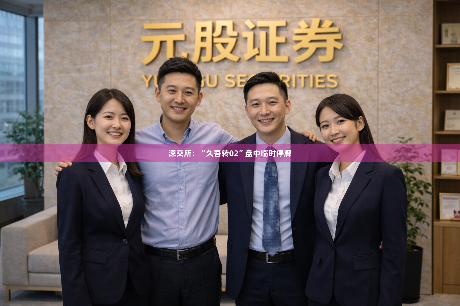 深交所：“久吾转02”盘中临时停牌